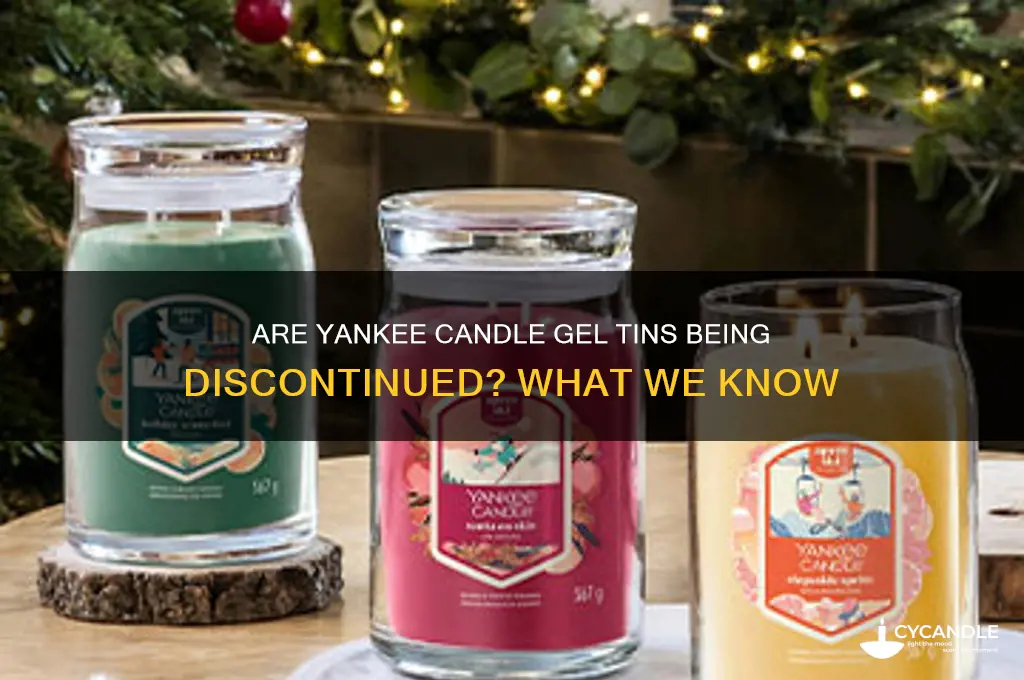 are yankee candle gel tins being discontinued