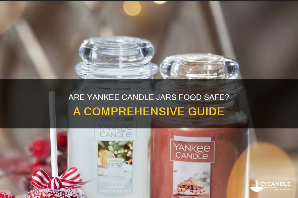 are yankee candle jars food safe