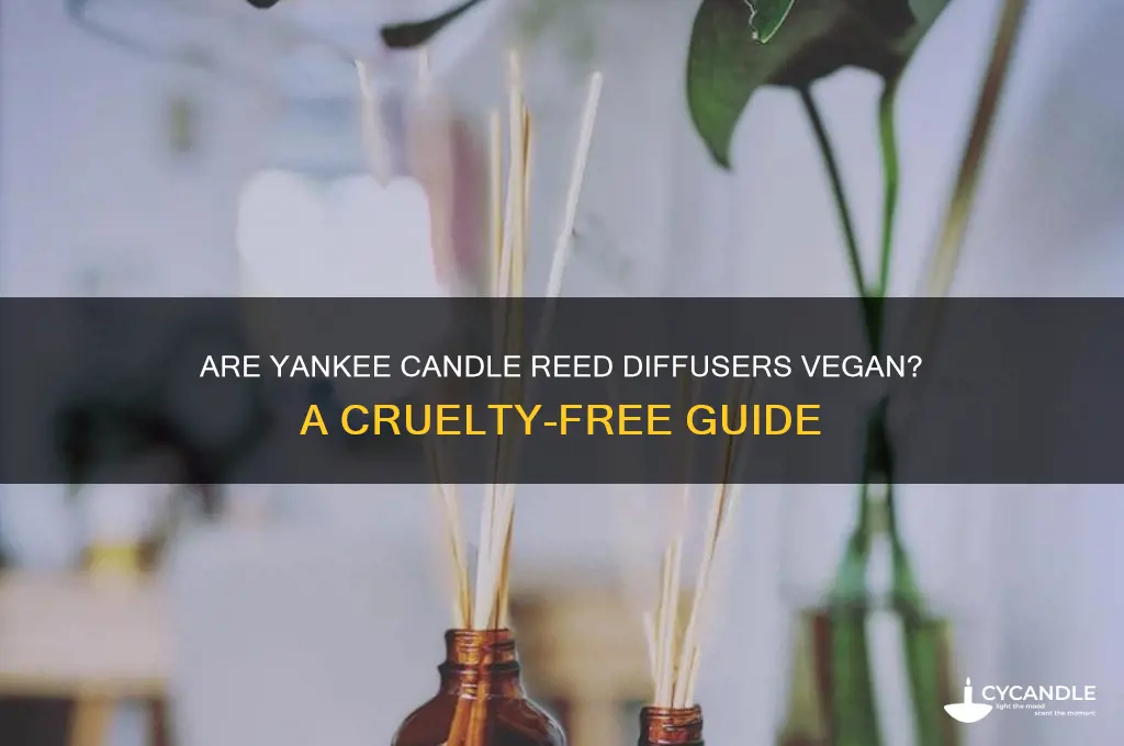 are yankee candle reed diffusers vegan