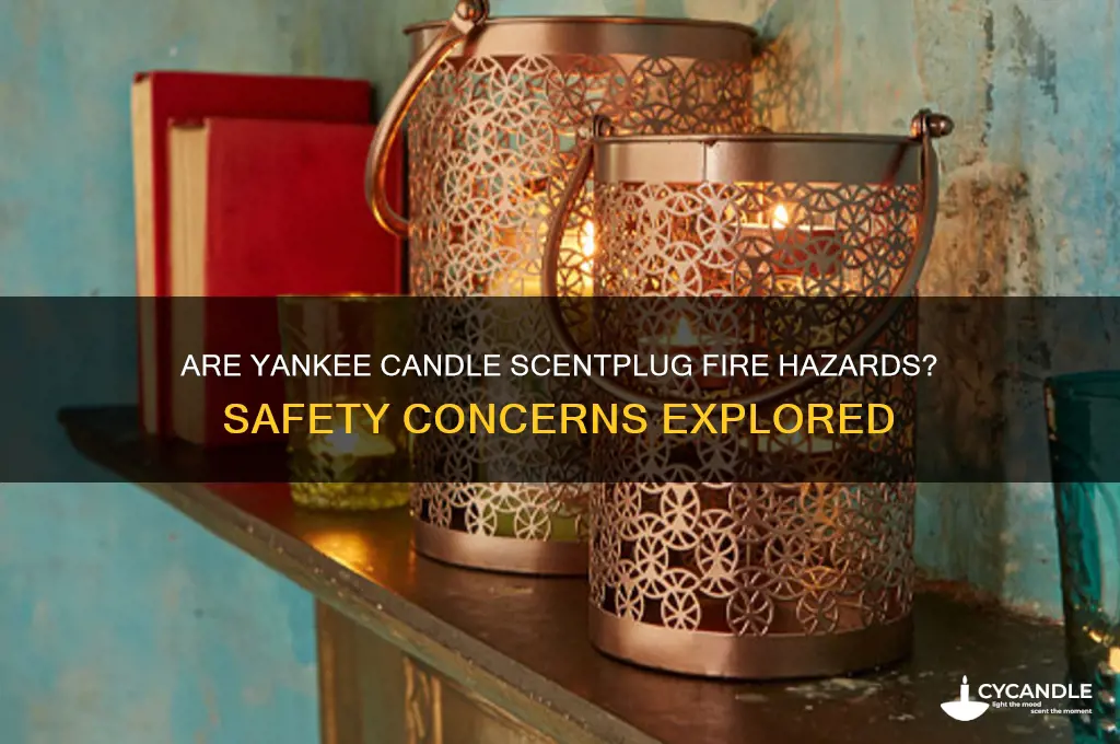 are yankee candle scentplug fire hazards
