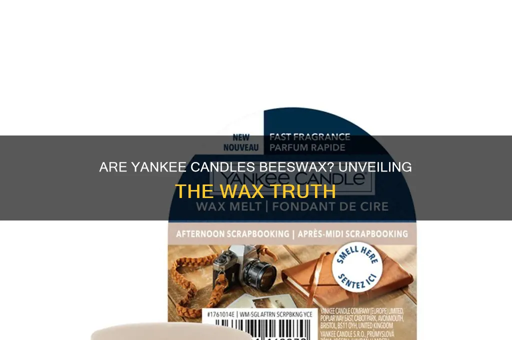 are yankee candles beeswax