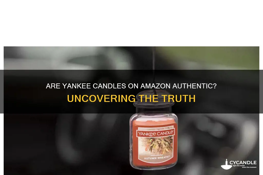 are yankee candles on amazon real
