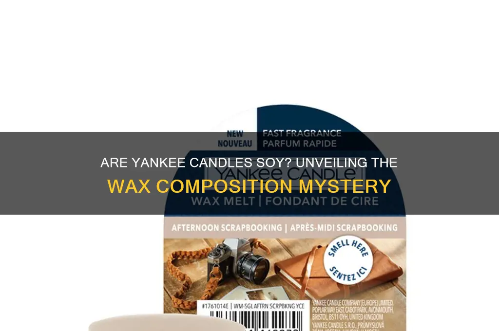 are yankee candles soy