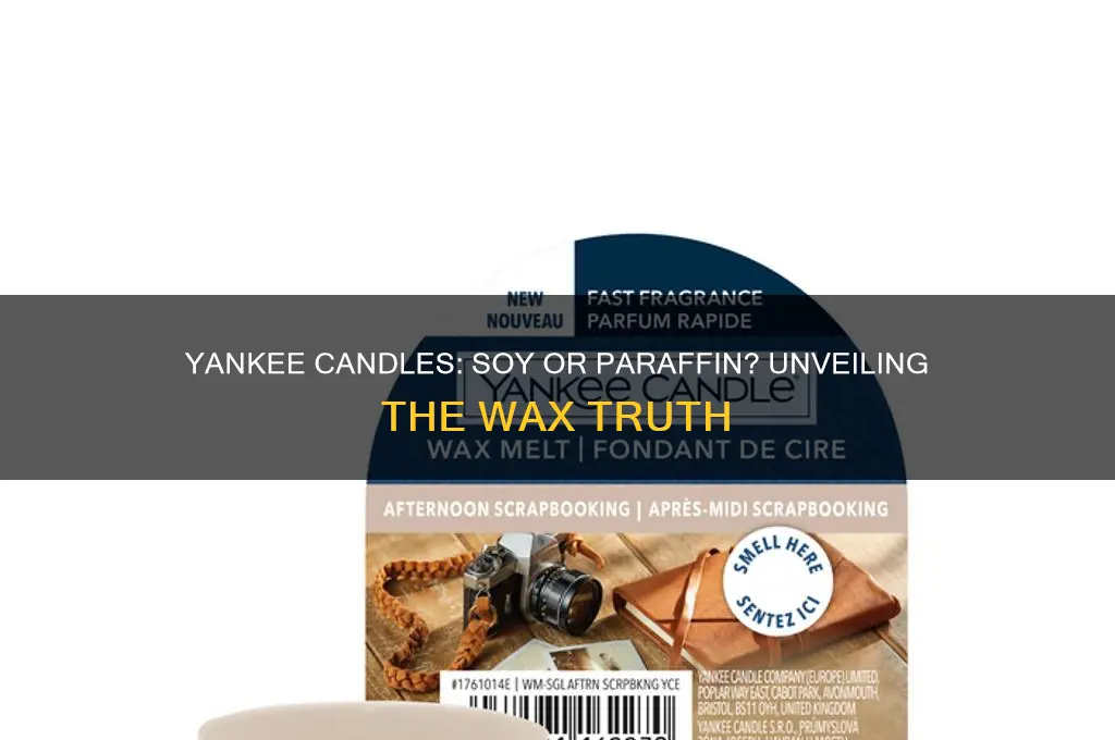are yankee candles soyu or paraffin
