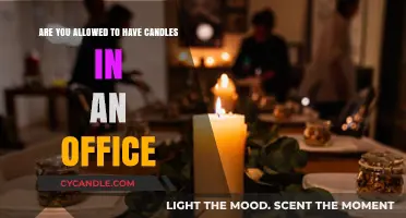 Office Candles: Are They Allowed?