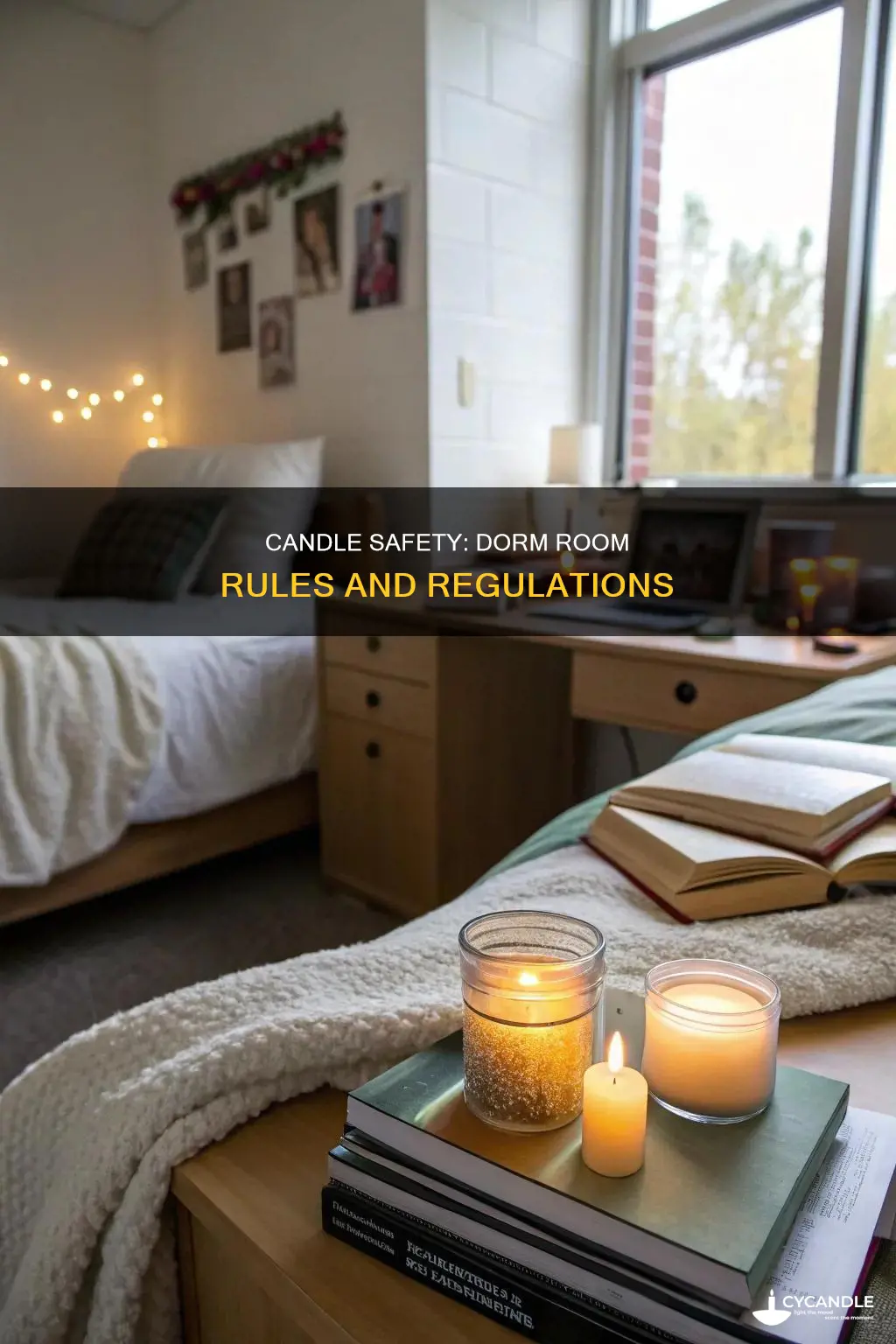 are you allowed to have candles in dorms