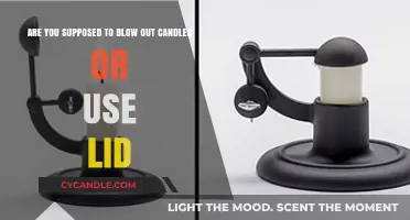Candle Extinguishing Debate: Blow Out or Use a Lid?
