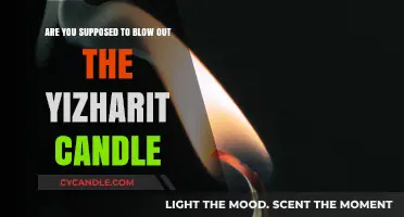 The Yizharit Candle: To Blow or Not to Blow?