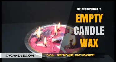 Should You Empty Candle Wax? A Guide to Proper Candle Care