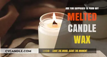 Should You Pour Out Melted Candle Wax? A Practical Guide