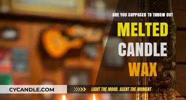 Melted Candle Wax: Toss or Reuse? Your Burning Question Answered