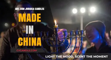 Zion Judaica Candles: Made in China?