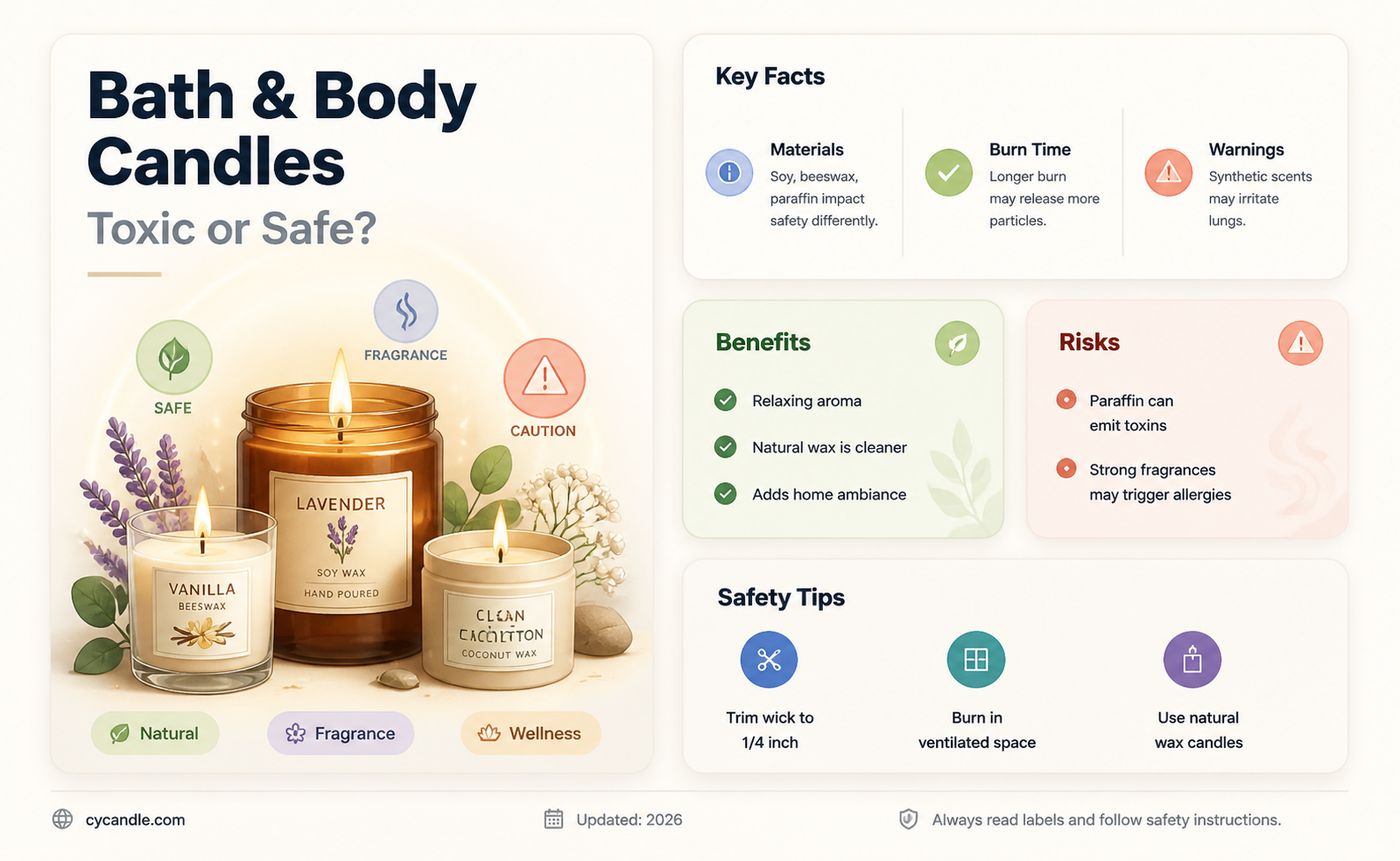 are bath and body candles toxic