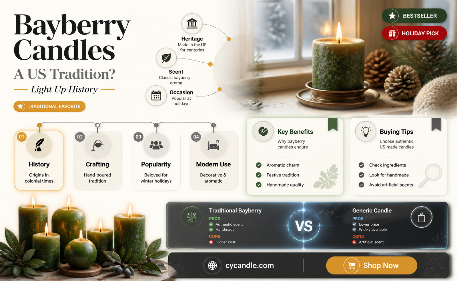 are bayberry candles still made in us