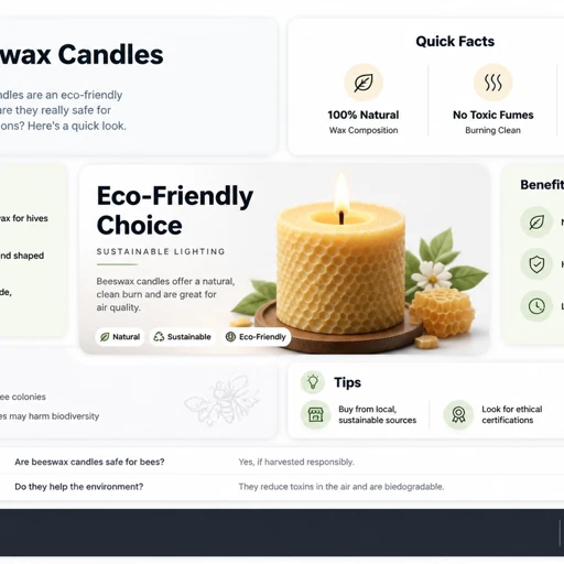 are beeswax candles or soy candles