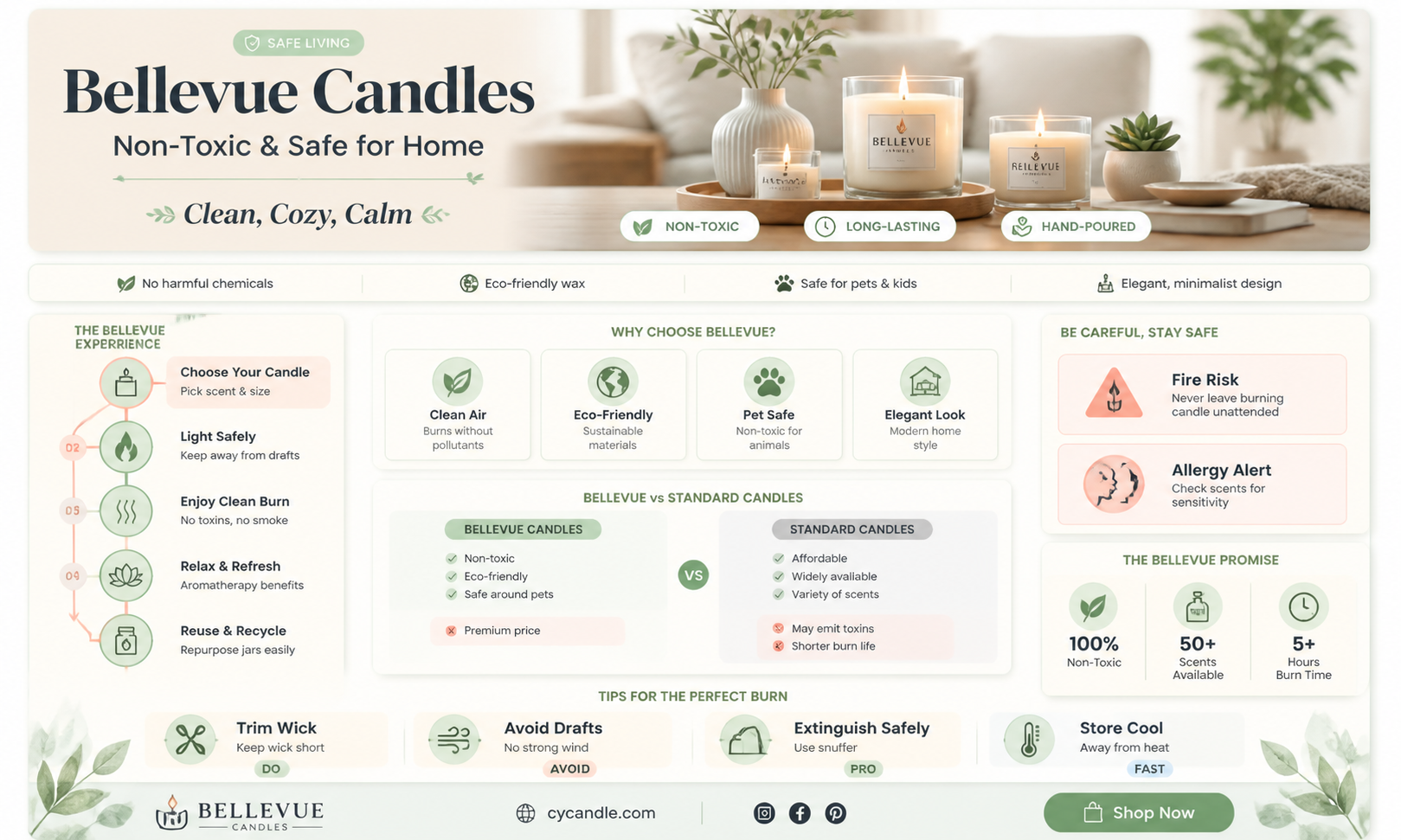 are bellevue candles non toxic