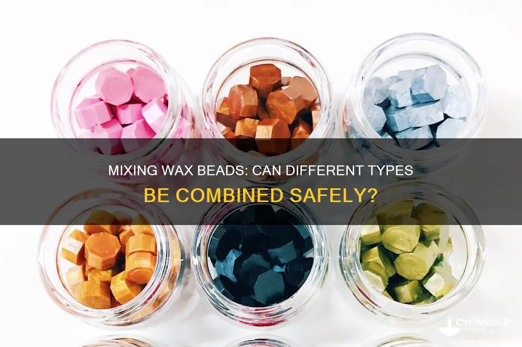 can 2 different wax beads be mixed