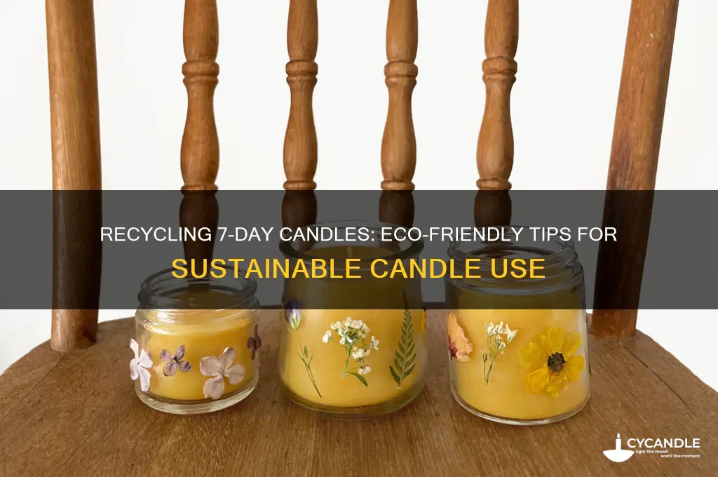 can 7 day candles be recyled