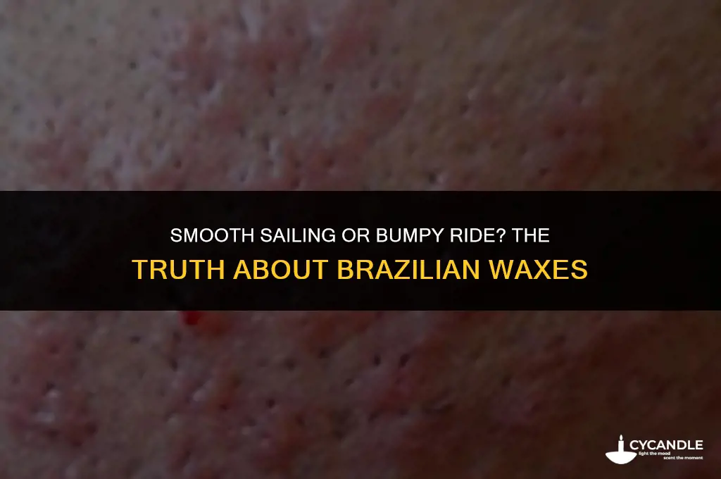 can a brazilian wax cause bumps