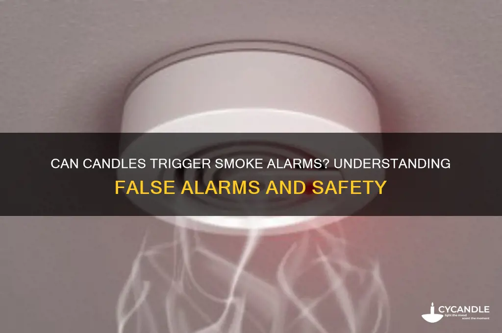 can a candle cause smoke alrm