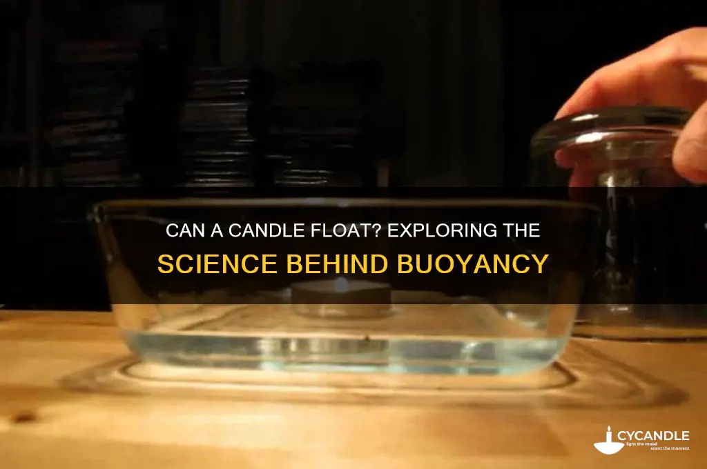 can a candle float