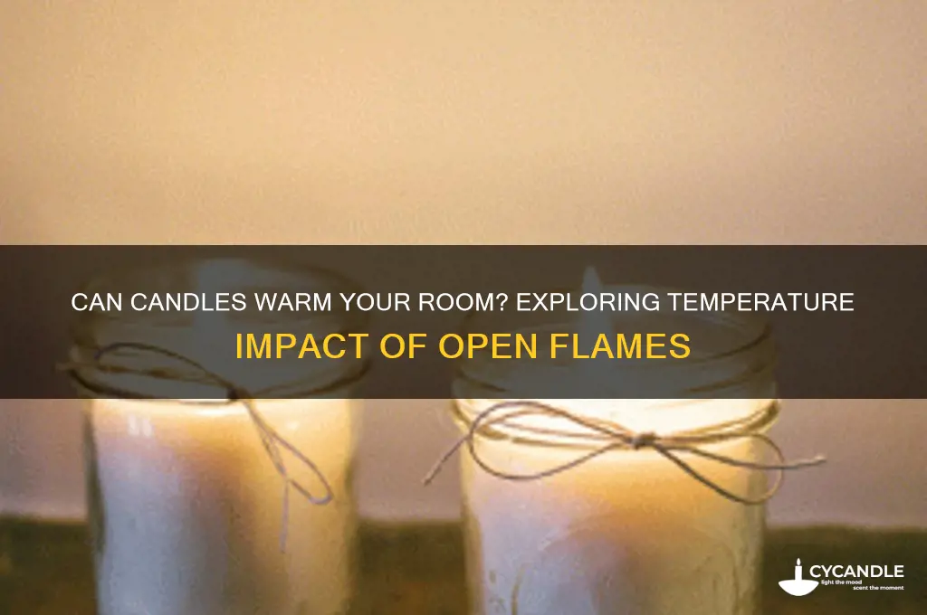can a candle increase room temperature