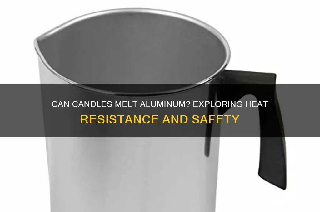 can a candle melt aluminum