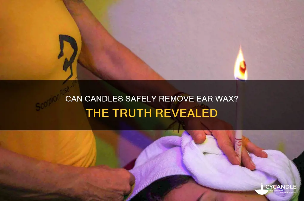 can a candle remove ear wax