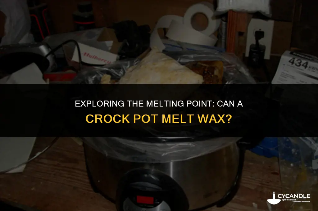 can a crock pot melt wax