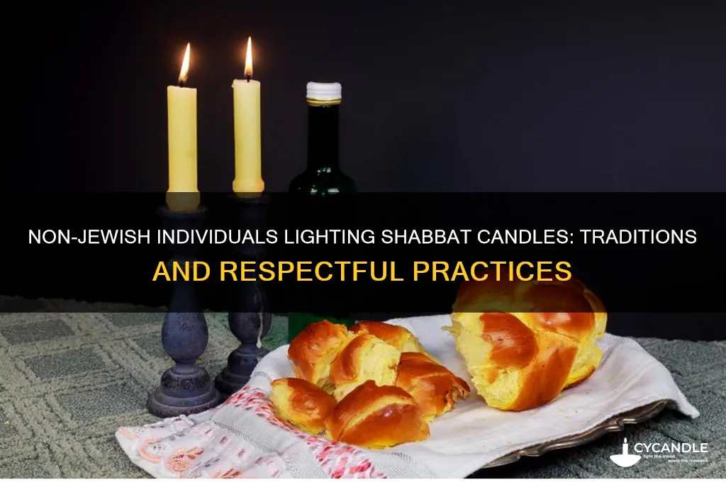 can a non jew light shabbat candles