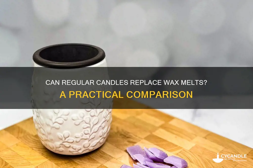 can a refular candle ne substituted for a wax melt