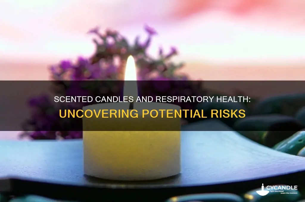 can a scented candle cause respiratory problems