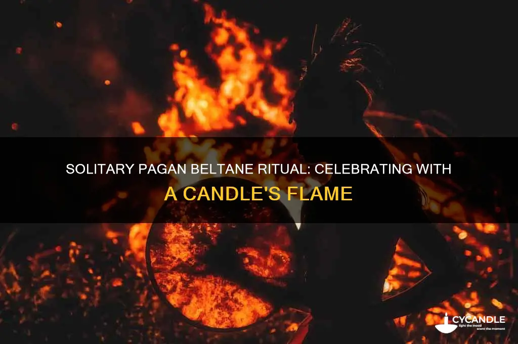 can a solitary pagan do beltane with a candle