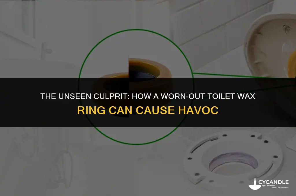 can a toilet wax ring go bad