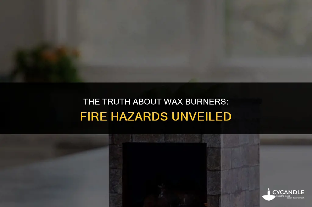 can a wax burner start a fire