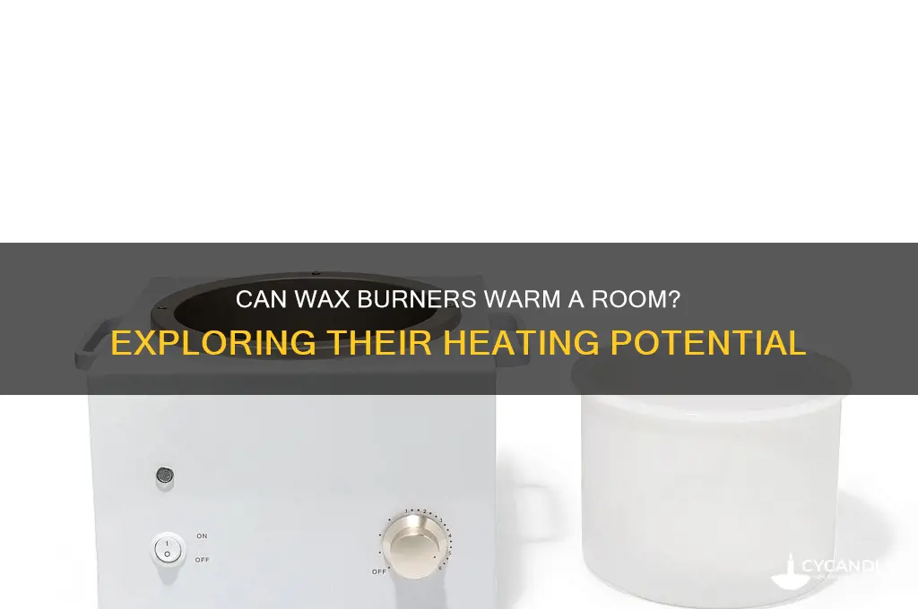 can a wax burner warm a roon