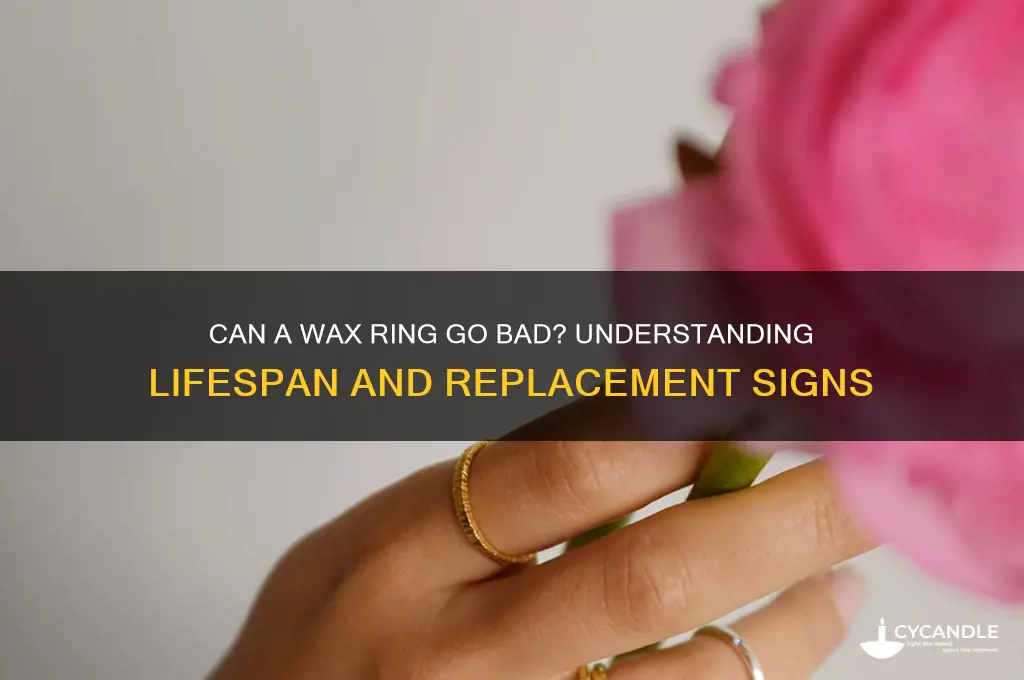can a wax ring go bad