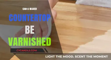 Varnishing Waxed Countertops: Is It Possible and How to Do It?