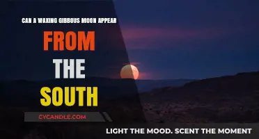 Southern Sky Mystery: Can a Waxing Gibbous Moon Rise from the South?