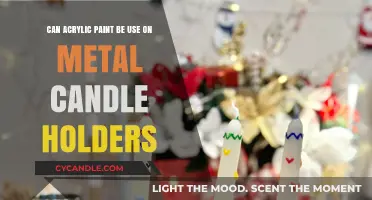 Using Acrylic Paint on Metal Candle Holders: Tips and Tricks