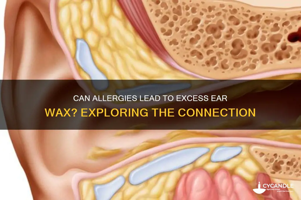 can allergies cause excess ear wax
