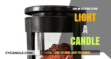 Electric Stove vs. Candle: Can It Spark a Flame?
