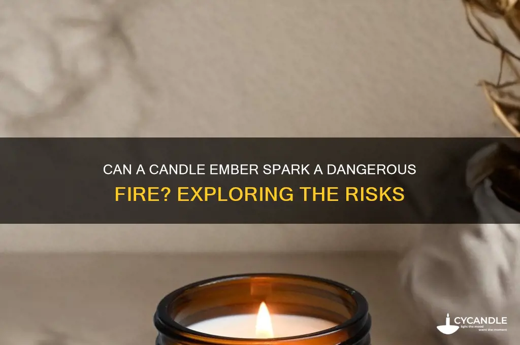 can an ember from a candle start a fire