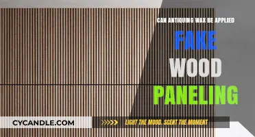 Can Antiquing Wax Enhance Fake Wood Paneling? A DIY Guide