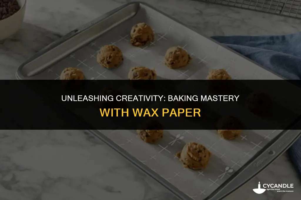 can bake with wax paper