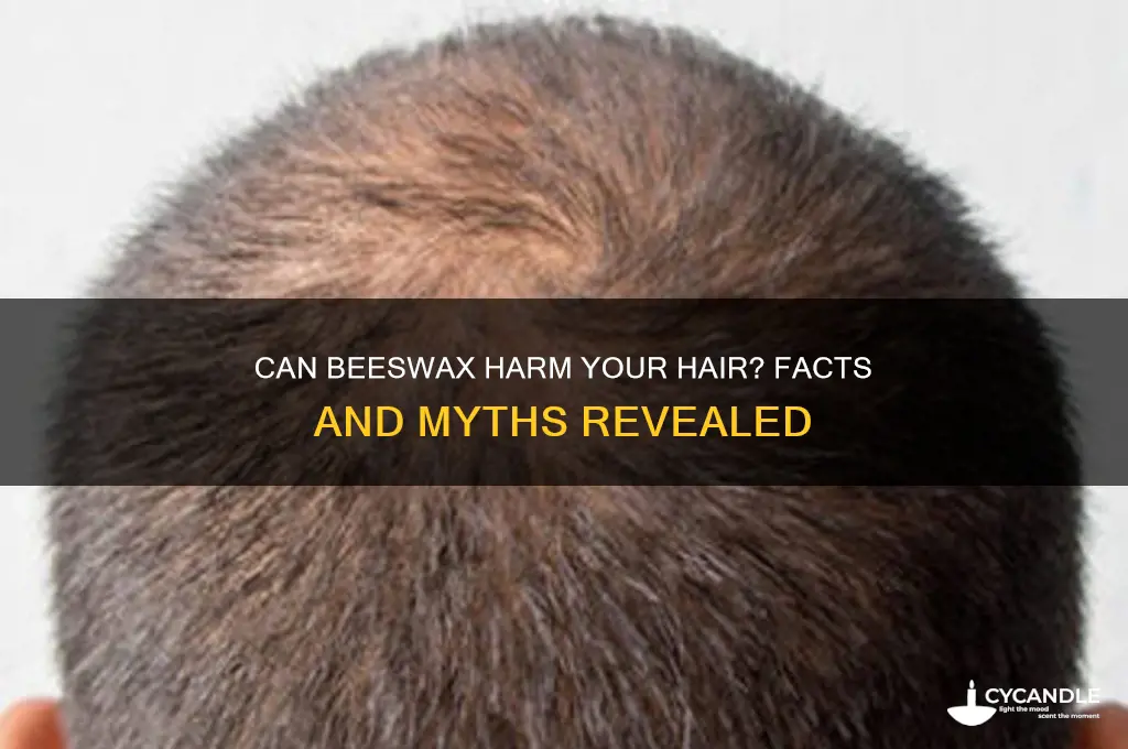 can bees wax damage hair