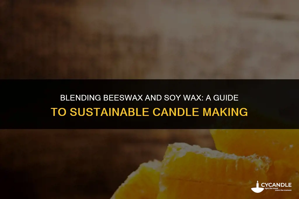 can beeswax be mixed with soy wax