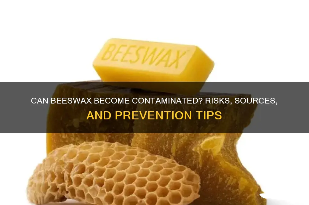 can beeswax become contaminated