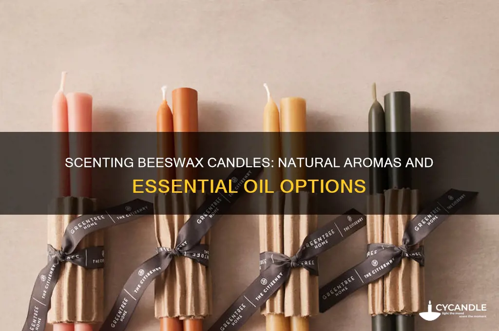 can beeswax candles be scented