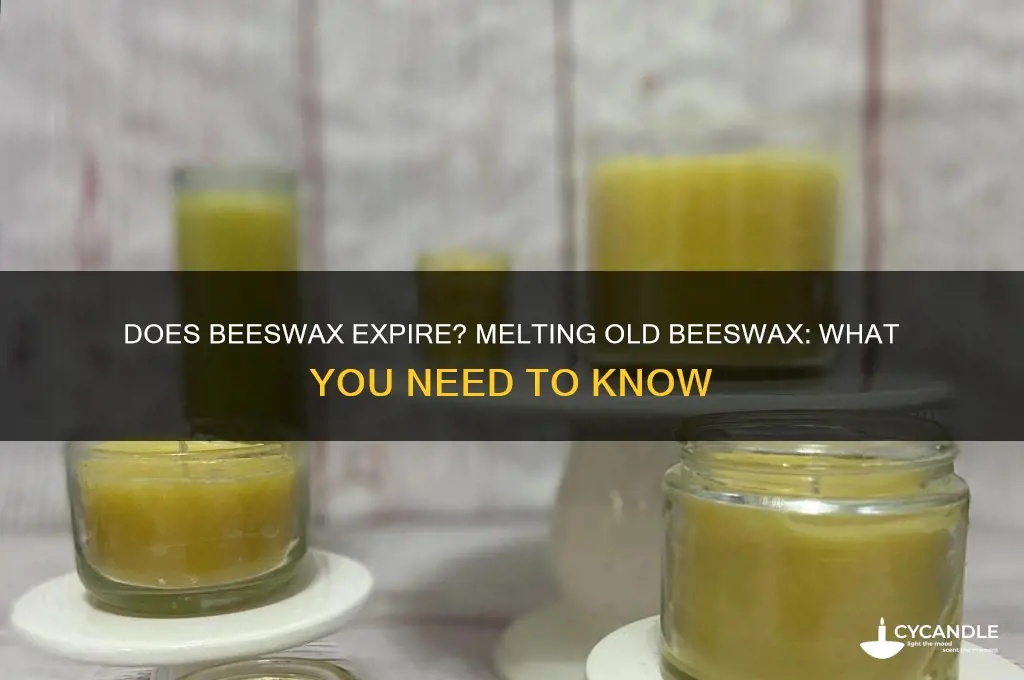 can beeswax get too old to melt